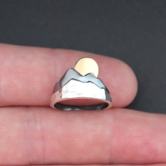 SETTING SUN Ring in Sterling Silver SETTING SUN Ring in Sterling Silver