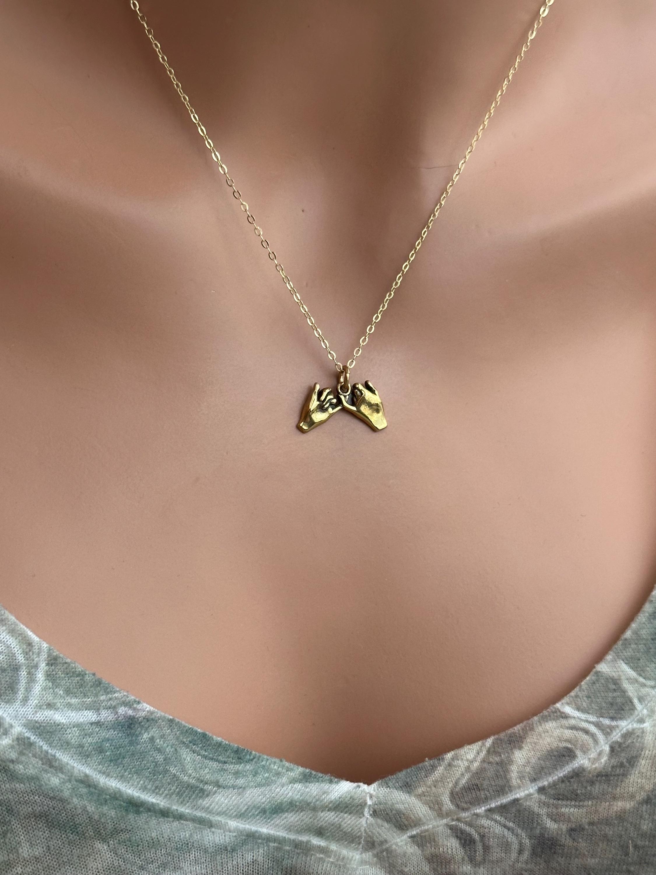 Collana Pendant Placcata Oro "Grazie Per Averci Aiutato A Legare Il Nodo" - Regalo Di Nozze