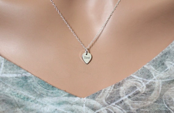 Customized with any Words or Names of your choice Personalized 925 Sterling Silver Multi Teardrop Charm Necklace