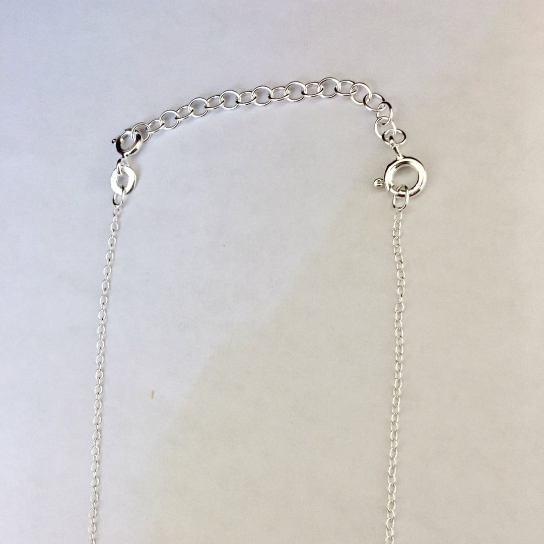 Sterling Silver 2 Inch Cable Chain Extender With Spring Ring - Etsy