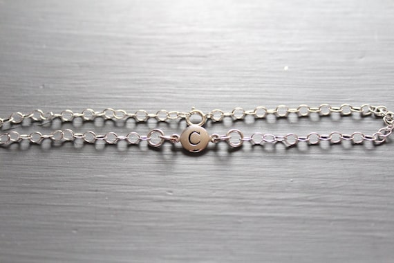 c initial bracelet