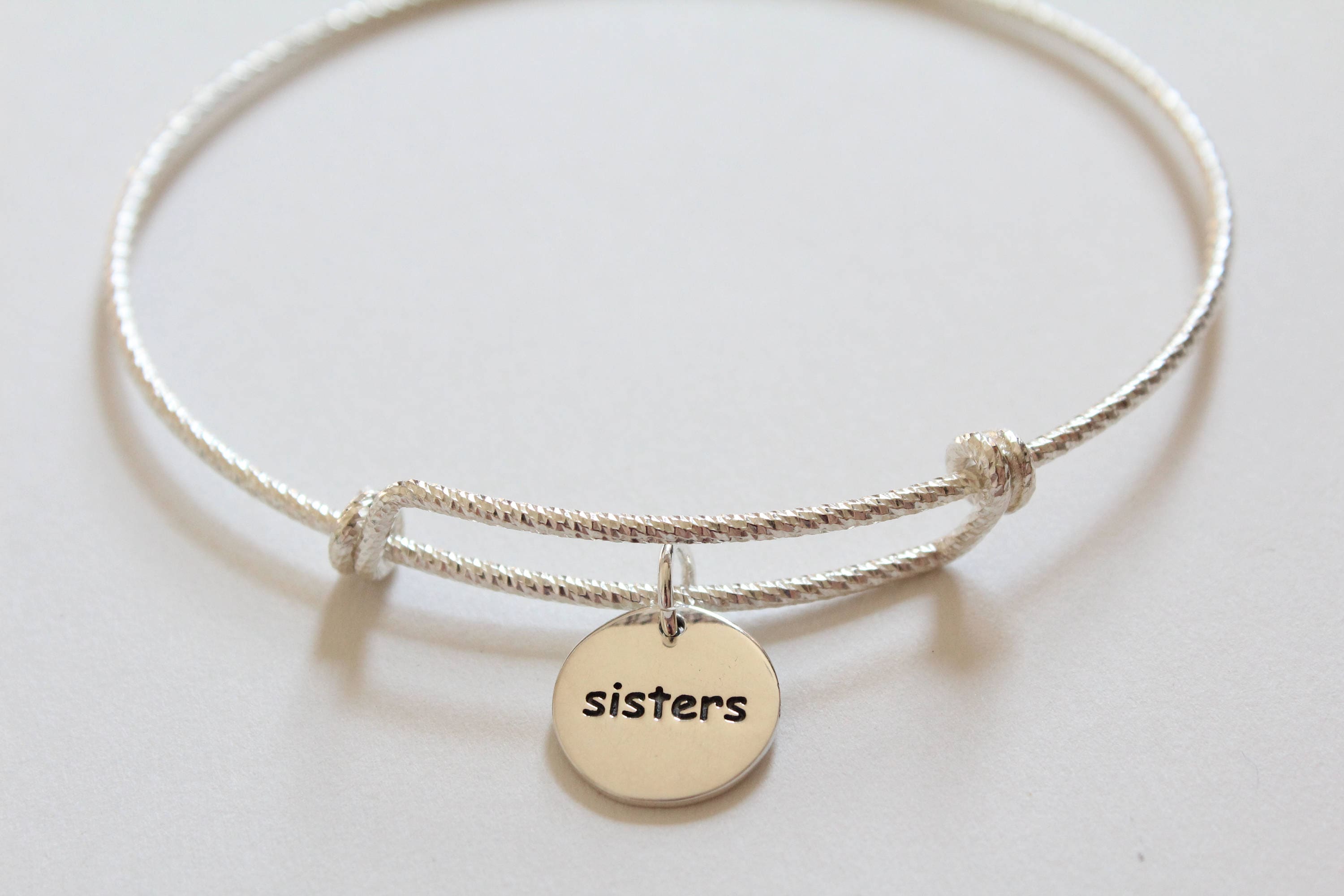 Bague "Sisters" Double Infini Argent Sterling - Neuf Avec étiquettes, #1 Sis