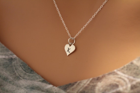 Sterling silver K initial Sterling silver K initial