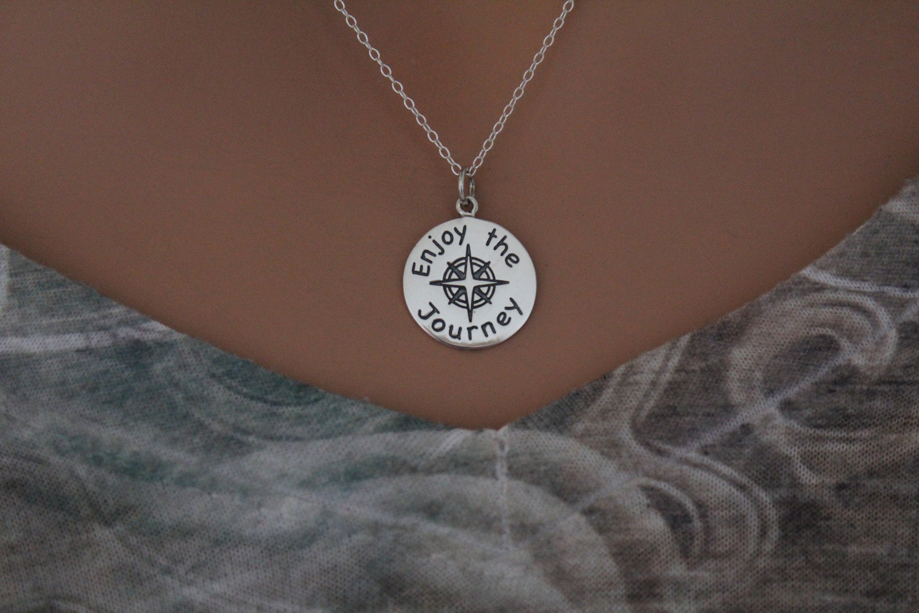 Enjoy the journey necklace sale