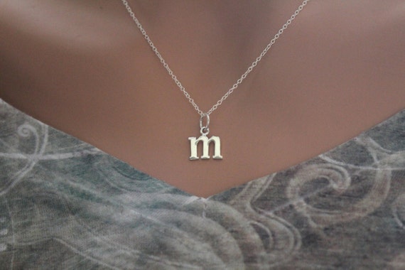 M' type Pendant Clasp Sterling Silver