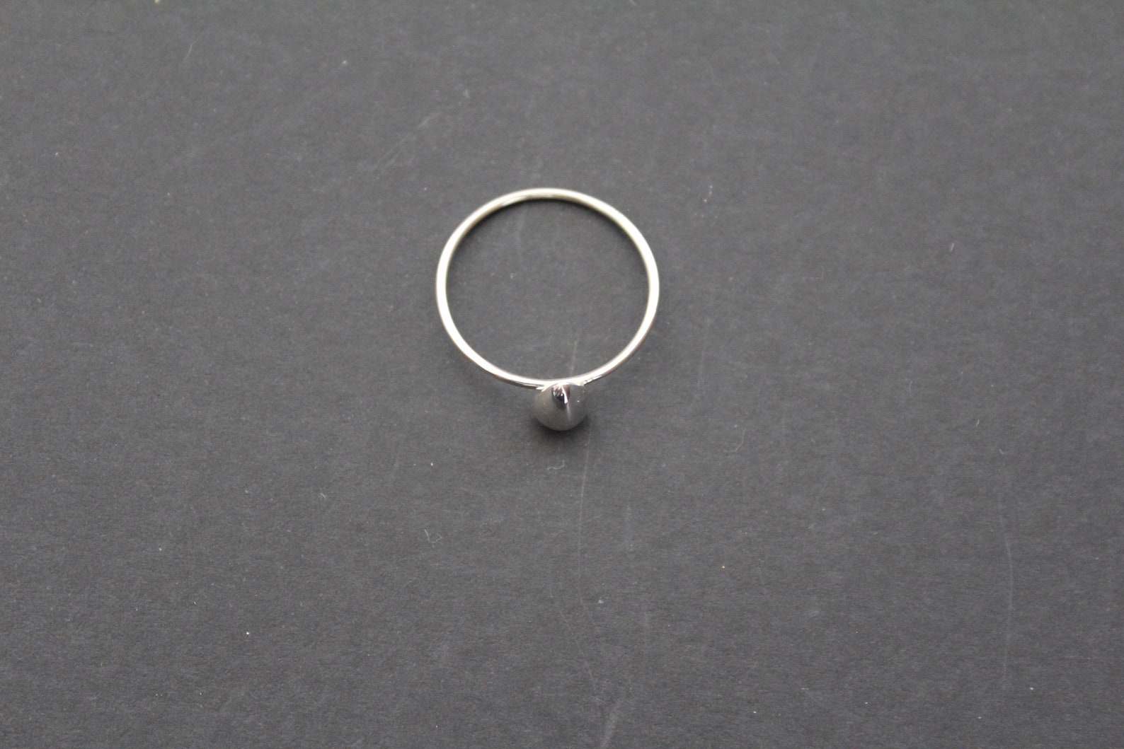 stackable teardrop ring