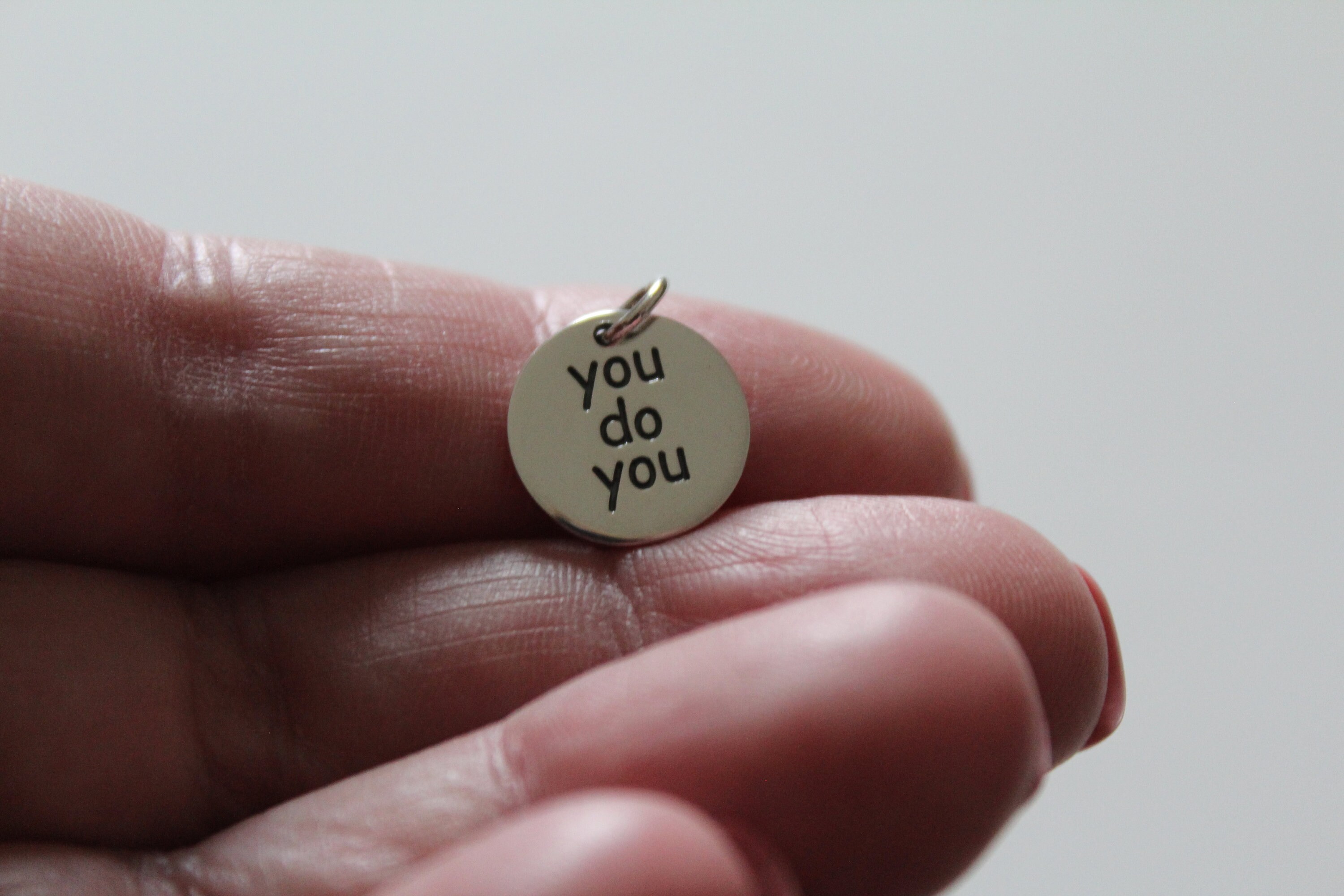 Sterling Silver You Do You Charm You Do You Pendant You Do Etsy