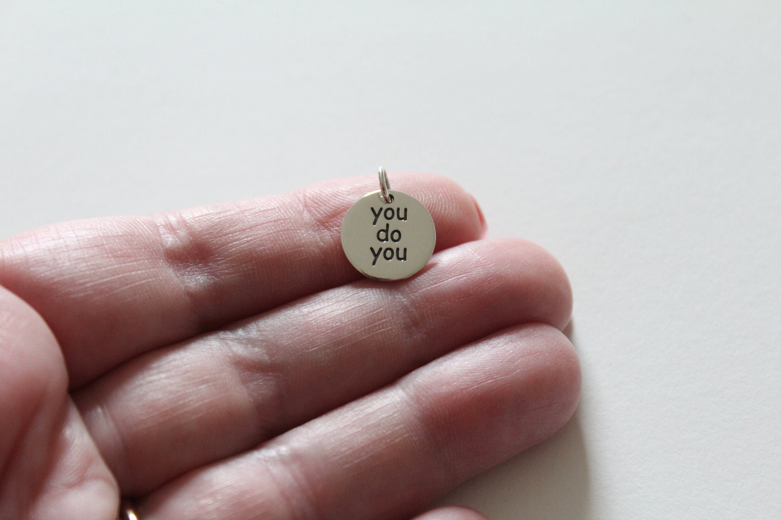 Sterling Silver You Do You Charm You Do You Pendant You Do Etsy UK
