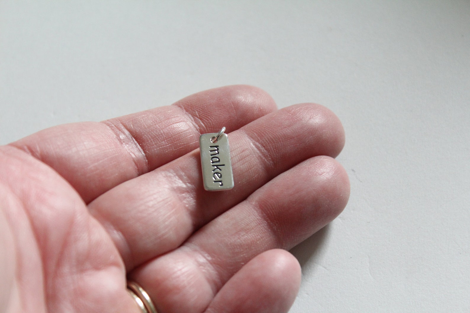 Sterling Silver Maker Pendant Maker Charm Maker Pendant Etsy