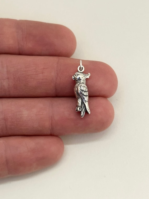 Cockatiel Charm Sterling Silver Cockatiel Charm Sterling Silver