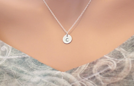 Tiny sale c necklace