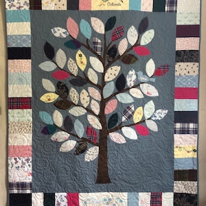 Memory Quilt - Tree Applique #1 Deposit only