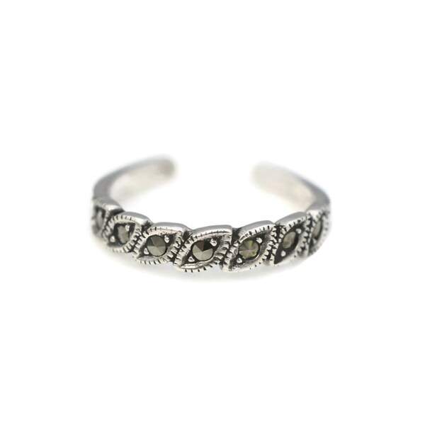 Marcasite Sterling Silver Toe Ring