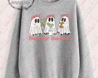 Here For The Boos Digital PNG File