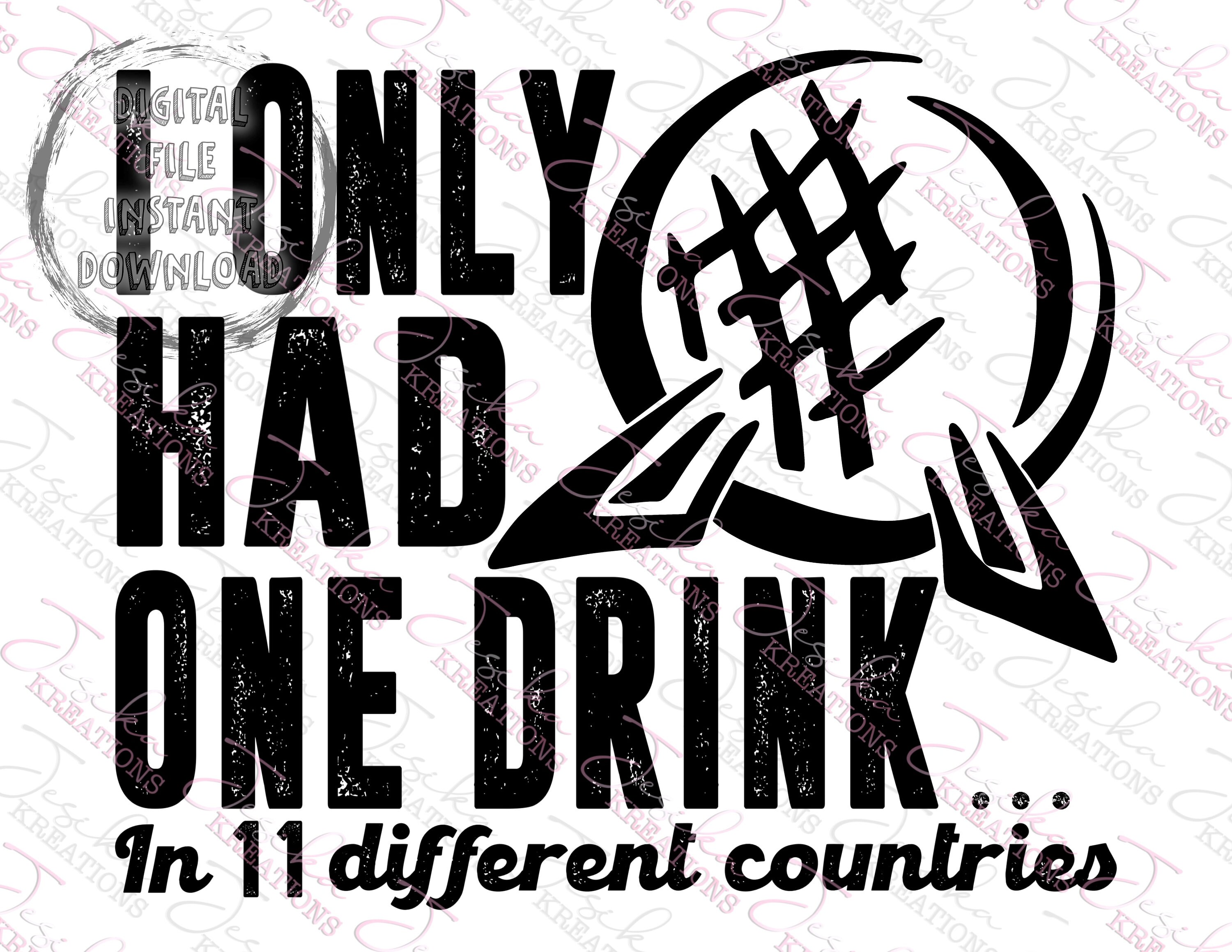 Distressed 11 Different Countries Digital PNG File - Etsy