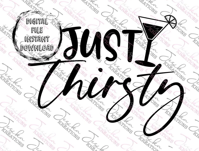 Thirty &amp; Thirsty PNG - Etsy