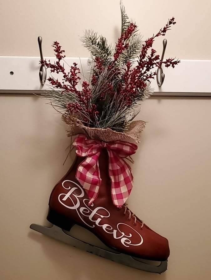 Vintage Ice Skate Decor Etsy Canada