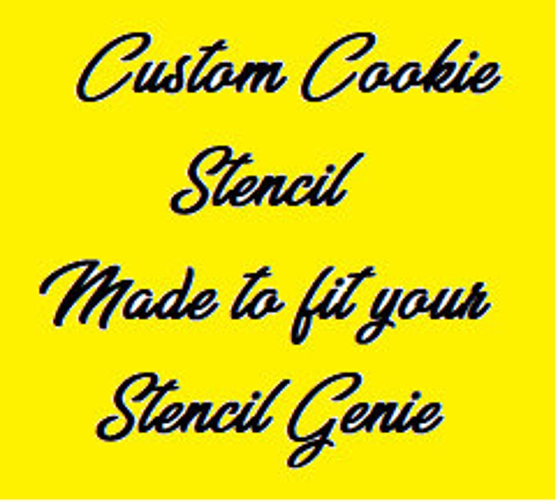 fits your stencil genie Cookie Stencil Dinosaur Feet