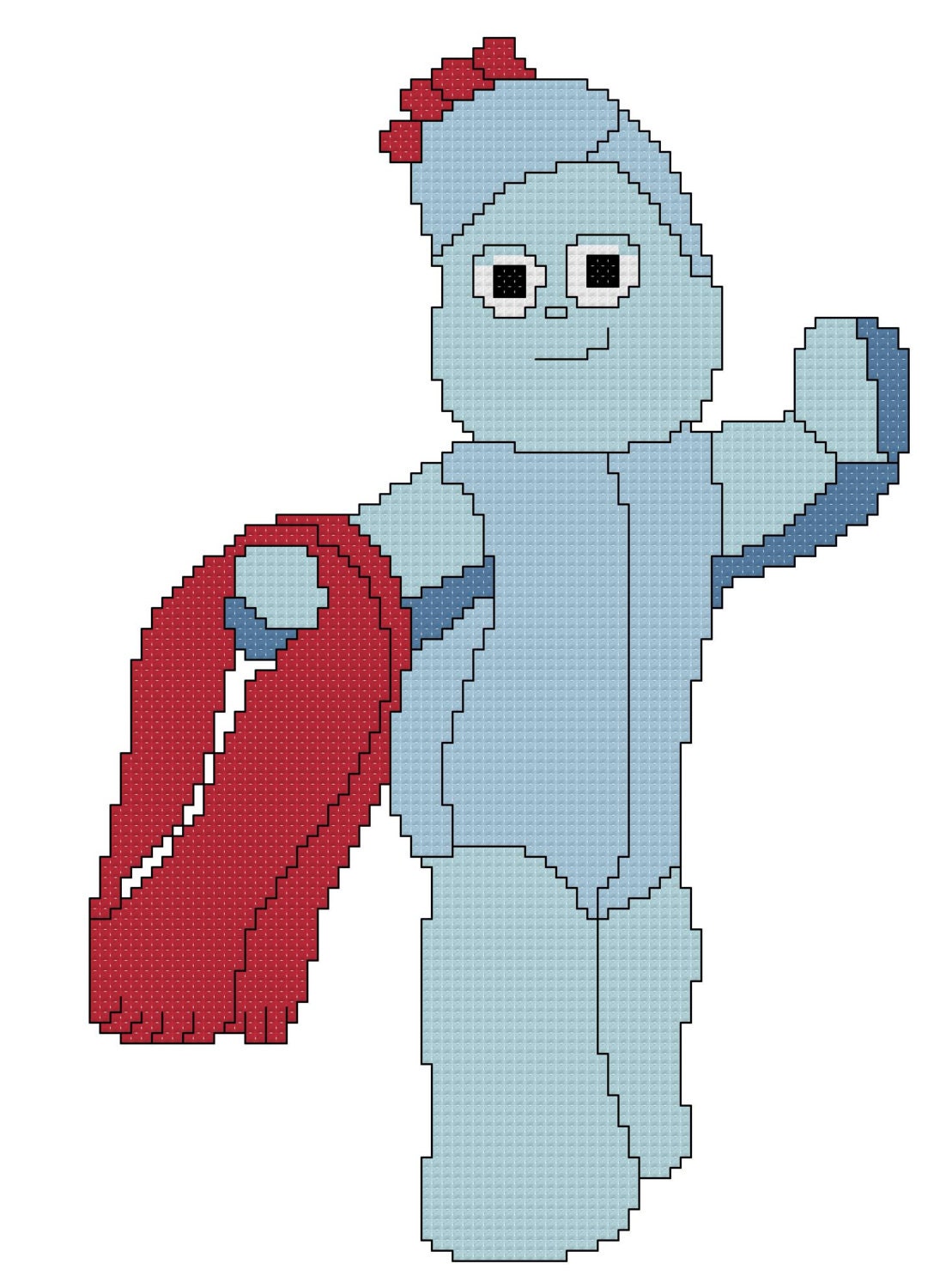 Iggle Piggle Cross Stitch Pattern - Etsy Iggle Piggle Cross Stitch Pattern - Etsy