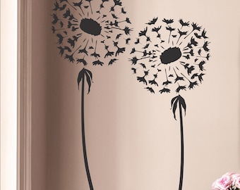Dandelion Wall Stencil, Farmhouse Wall Decor, Flower  Stencil, Wild Flowers, Butterfly Stencil,  Painting Dandelions - REUSABLE 5 size