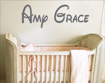 Name Stencil, Business Name, Kids Wall Decor, Wall Stencil, Name Decor, Name, Paint Custom Name Signs, Nursery Wall, - Reusable 8 Sizes
