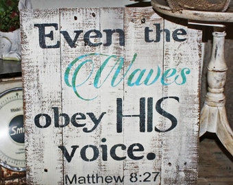 Even The Waves Obey Etsy