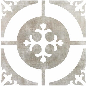 SEDONA Tile Stencil - Tile Stencil - Paint Floors - Paint Tiles - Backsplash Stencil - Fireplace Stencil - Stair Risers - Reusable 15 sizes