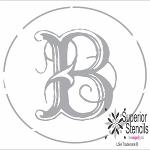Custom Cornhole Stencil - Monogram - Custom Monograms - Custom Cornhole Boards - Paint Custom Corn Hole Boards - Reusable 8 sizes- 1 Letter afbeelding 2