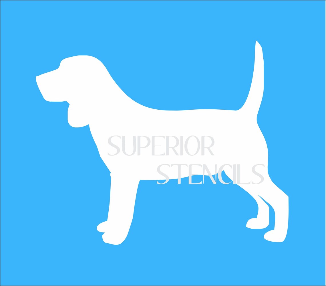 Beagle Dog Stencil reusable Stencils BEAGLE 4 Sizes Available Etsy