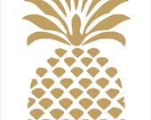 Pineapple **Reusable STENCIL**- 8 sizes available- Create BEACH Signs or Cottage Pillows Wall Stencil