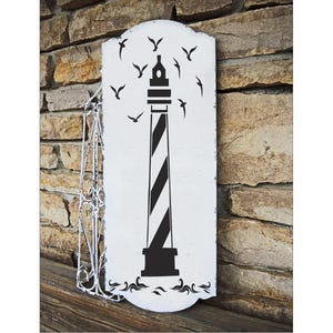 Lighthouse, Nautical Stencil, Lighthouse Decor, Ocean Stencil, Sailboat, Lighthouse Stencil, Beach Stencil, Paint Beach Signs, Lake Signs image 5