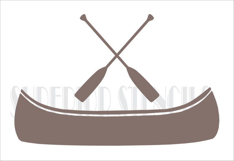 Canoe And Oars Reusable STENCIL Available In 8 Sizes Etsy canoe-and-oars-reusable-stencil-available-in-8-sizes-etsy