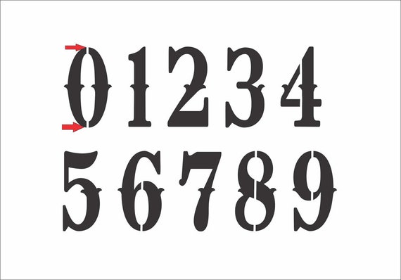 Custom ADDRESS Stencil - Custom Stencil- Create Address Signs - House  Numbers - Mailbox Stencil - Reusable Stencil - 7 Sizes