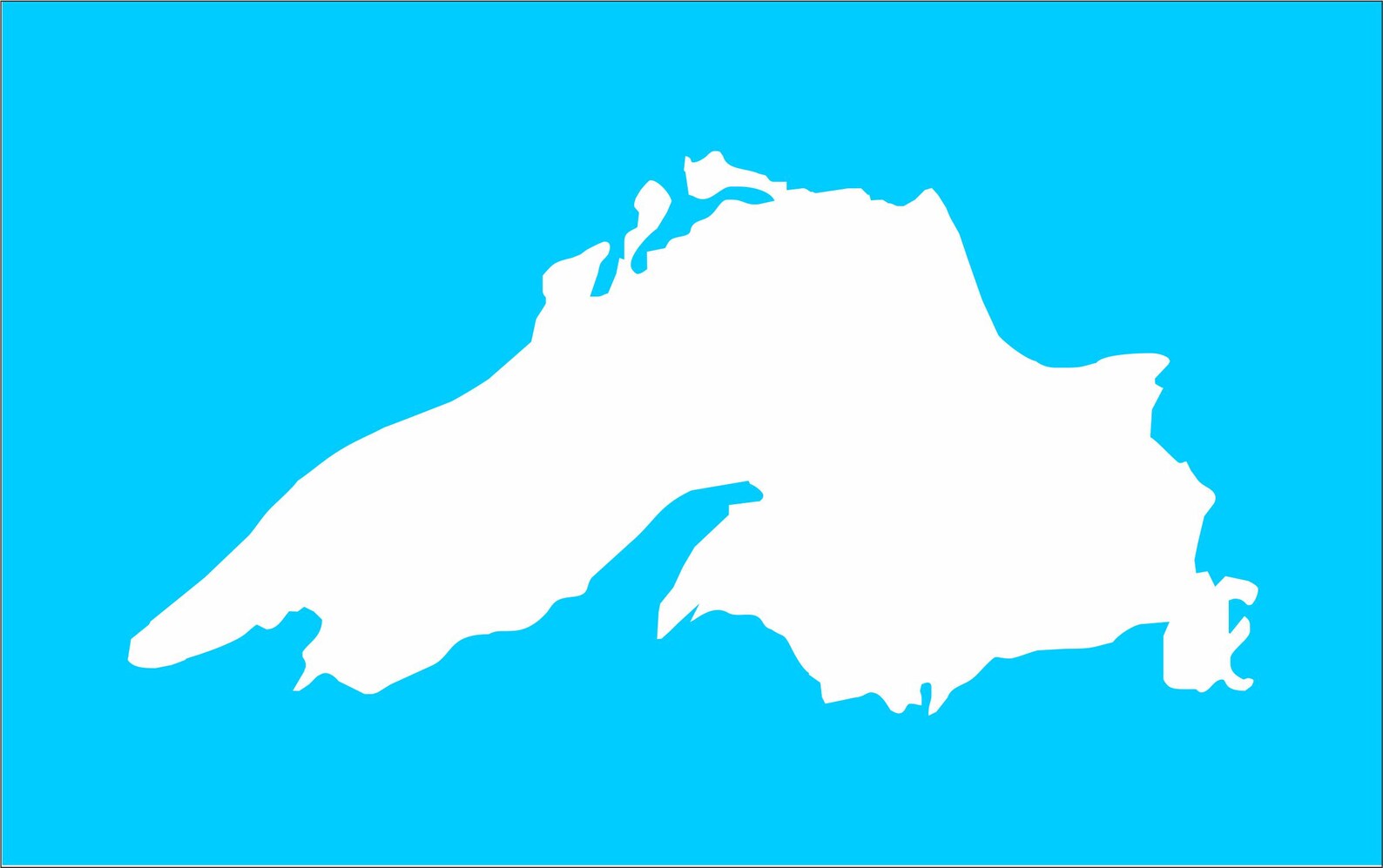 Lake Superior Silhouette Stencil Reusable STENCIL 5 sizes | Etsy