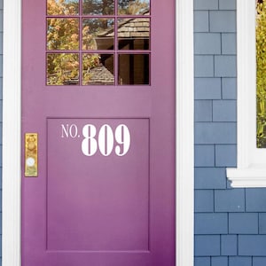 Door Numbers, Custom Numbers Stencil, Mailbox Numbers, House Numbers, Curb Numbers, Apartment Numbers - Reusable 4 Sizes