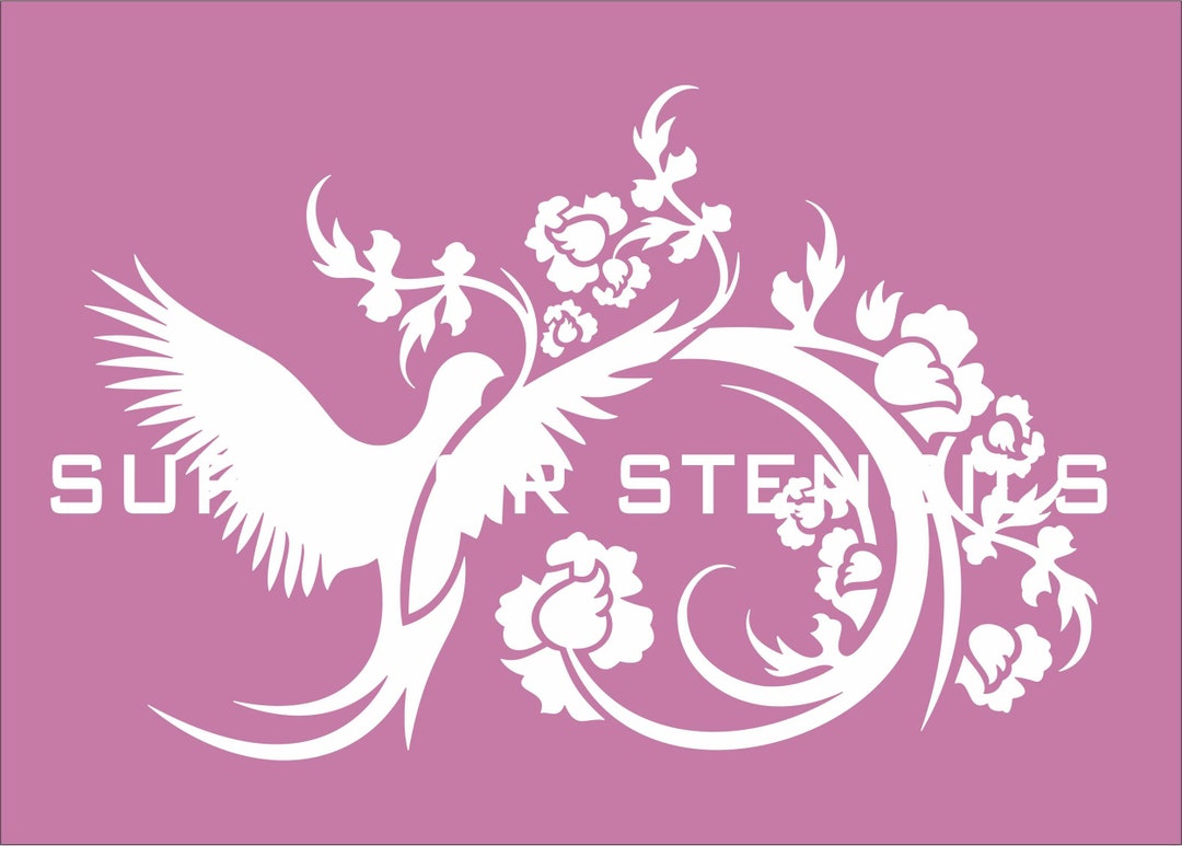 Dove Stencil Bird Stencil reusable STENCIL Available in 5 Etsy
