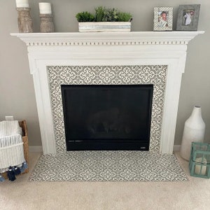 Tile Stencil for painting floors - Shakira Tile Stencil - Tile Stencil - Stencil to paint floors - Stair Risers - Backsplash - FREE Shipping
