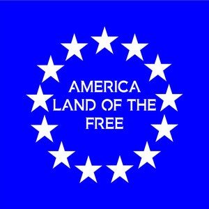 Land of the free Stencil for Wood American Flags, metal router stencil,  metal stencils