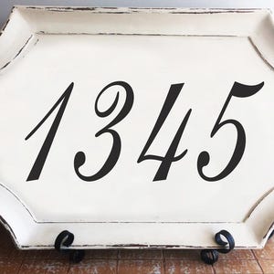 House Numbers, Number Stencil, Curb Numbers, Mailbox Numbers, Street Numbers, Door Numbers, Table Numbers Reusable 0-9 / 8 sizes