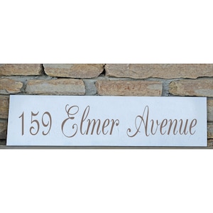 Custom ADDRESS Stencil, Mailbox Address, Custom Stencil, Create Address Signs, House Signs, House Stencil, Mailbox Stencil, Reusable 7 Sizes