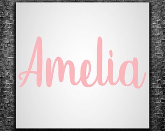 Custom Name Stencil | Personalized Wall Stencil | Kids Room Stencil | Nursery Wall Stencil | DIY Name Stencil | Reusable Stencil | 8 Sizes