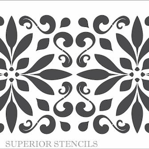 Tile Stencils - Painting Floors - Floor Painting - Floor Stencil - Painting Patio - Tile Stencils for Painting Floor - Stair Risers REUSABLE image 5