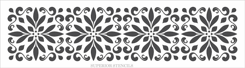 Tile Stencils - Painting Floors - Floor Painting - Floor Stencil - Painting Patio - Tile Stencils for Painting Floor - Stair Risers REUSABLE image 5