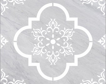 Tile Stencils - ALEGRIA Tile Stencils - Floor Tile Stencils - Tile Stencils for Painting Floors and Walls - Reusable 22 sizes