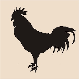 ROOSTER Stencil Create Farmhouse Signs 5 sizes available Create Barn Signs image 1