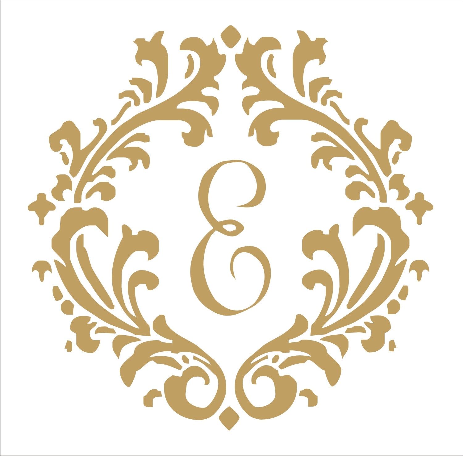 Custom Monogram Stencil Custom Stencil Custom Monogram Etsy