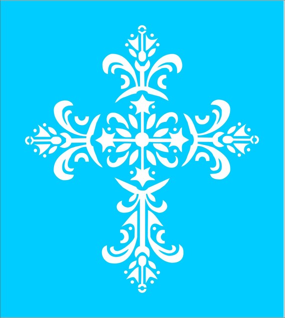 Cross Reusable STENCIL-7 Sizes Available Create | Etsy