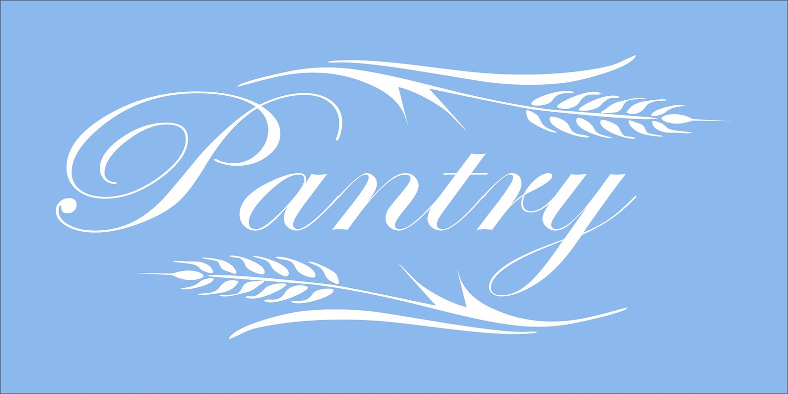 PANTRY Stencil Reusable Stencil Available in 6 Sizes Etsy