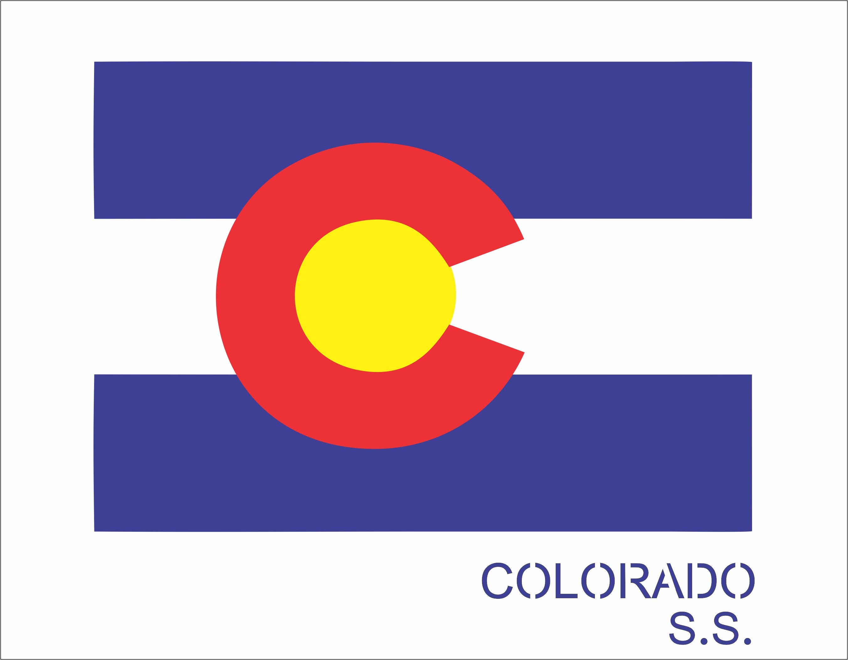 Colorado Flag Stencil Reusable STENCIL 10 Sizes Etsy