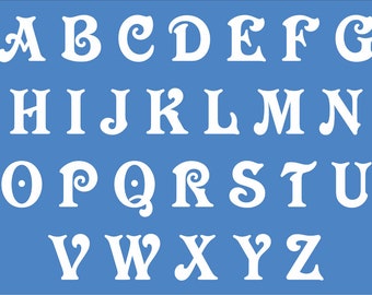 4 Inch Stencils Etsy